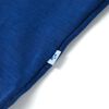 T-shirt para crian&ccedil;a com mangas curtas azul-escuro 104