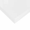 vidaXL Prateleira de parede suspensa 120x23,5x3,8 cm MDF branco