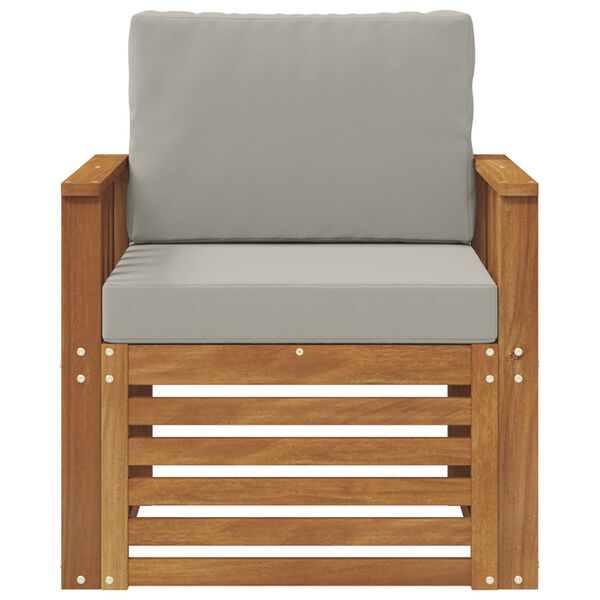 vidaXL Conjunto de Sof&aacute;s para Exterior Natural 71 x 63 x 73 cm