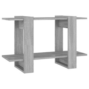 vidaXL Estante/divis&oacute;ria 80x30x51 cm cor sonoma cinza