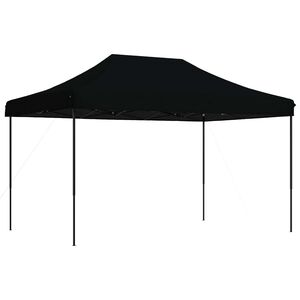 vidaXL Tenda para festas pop-up dobr&aacute;vel 440x292x315 cm preto