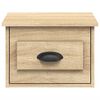 vidaXL Mesas de cabeceira parede 2 pcs 41,5x36x28 cm carvalho sonoma