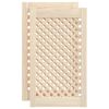 vidaXL Portas de arm&aacute;rio design treli&ccedil;a 2 pcs 39,5x69 cm pinho maci&ccedil;o