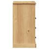 vidaXL Arm&aacute;rio com gavetas VIGO 80x40x76 cm madeira de pinho maci&ccedil;a