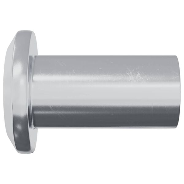 vidaXL Porca de Bloqueio 2 pcs N&iacute;quel M6 x 25 mm A&ccedil;o