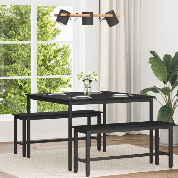 vidaXL Mesas de jantar 110 x 110 x 75 cm METAL