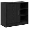 vidaXL Arm&aacute;rio de Banheiro Carvalho Preto 63 x 29 x 55 cm