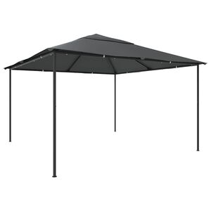 vidaXL Gazebo 4x4x3 m 180 g/m&sup2; antracite