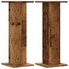 vidaXL Suportes p/ plantas 2 pcs 30x30x80 cm derivados de madeira