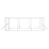vidaXL Canil de exterior 6x6x2 m a&ccedil;o galvanizado prateado