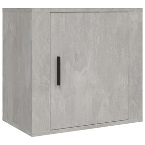 vidaXL Mesa de cabeceira de parede 50x30x47 cm cinzento cimento