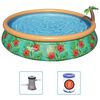 Bestway Conjunto piscina insufl&aacute;vel Fast Set Paradise Palms 457x84 cm