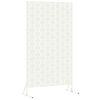 vidaXL Protetor de Privacidade Branco 100 x 50 x 180 cm A&ccedil;o
