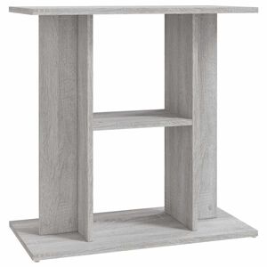 vidaXL Suporte para aqu&aacute;rio cinza Sonoma 60x30x60 cm madeira projetada