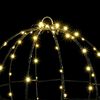 vidaXL Bola com 96 LEDs Branco quente 30 cm Metal
