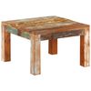 vidaXL Mesa de centro 55x55x35 cm madeira recuperada maci&ccedil;a