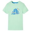 T-shirt de crian&ccedil;a verde-claro 92