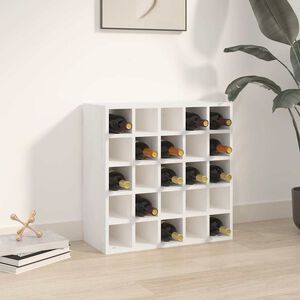 vidaXL Adega Branca 56x25x56 cm Madeira Maci&ccedil;a Pinho