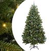 vidaXL &Aacute;rvore de Natal Articulada Artificial Verde 270 cm PVC e A&ccedil;o