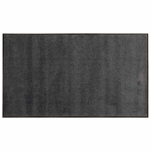 vidaXL Tapete de Entrada Cinzento-claro 120 x 90 cm 100% Poliamida