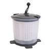 Bo-Camp M&aacute;quina lavar roupa c/ centrifugador 33x33x46 cm cinza-escuro