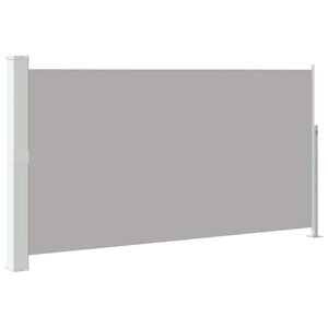vidaXL Toldo lateral retr&aacute;til para p&aacute;tio 170x300 cm cinzento