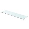 vidaXL Prateleira de vidro 80x20 cm transparente