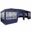 vidaXL Tenda de Festa Azul 800 x 400 x 266 cm Polietileno