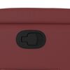 vidaXL Poltrona reclin&aacute;vel couro artificial vermelho tinto