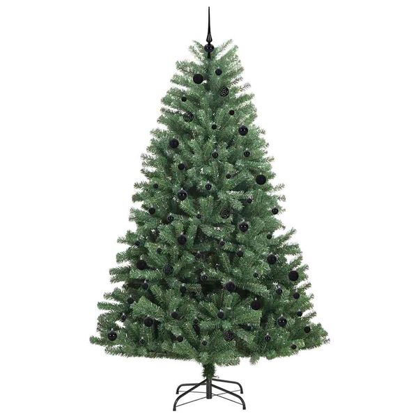vidaXL &Aacute;rvore de Natal Articulada Artificial Verde 240 cm PVC e Metal