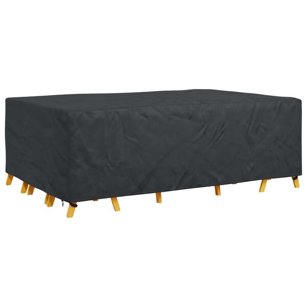 vidaXL Capa para M&oacute;veis Liso Preto 300 x 200 x 90 cm 420D