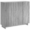 vidaXL Buffet Sonoma cinzento 85.5 x 31 x 75 cm Derivados de Madeira