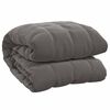 vidaXL Manta pesada 11 kg 220x235 cm tecido cinza