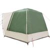 vidaXL Barraca de Camping Cabana Verde 420 x 420 x 227 cm Poli&eacute;ster
