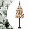 vidaXL &Aacute;rvore de Natal artificial com ramos articulados e bolas 120 cm