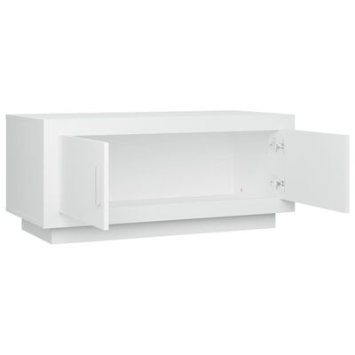 vidaXL Mesa de centro 102x50x45 cm derivados de madeira branco
