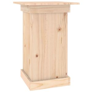 vidaXL Suporte de vasos 40x40x60 cm madeira de pinho maci&ccedil;a