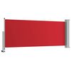 vidaXL Toldo lateral retr&aacute;til para p&aacute;tio 100x300 cm vermelho