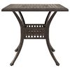 vidaXL Conjunto de Mesa de Jardim 5 pcs Bronze Alum&iacute;nio Fundido