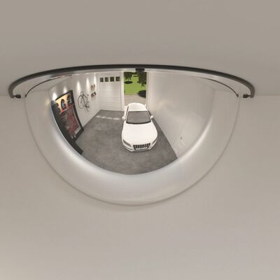 vidaXL Espelhos de trânsito meia cúpula 2 pcs Ø80 cm acrílico