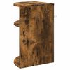 vidaXL Mesa de apoio Carvalho Defumado 39,7 x 39,7 x 60 cm