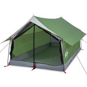 vidaXL Tenda de campismo para 2 pessoas tecido imperme&aacute;vel verde