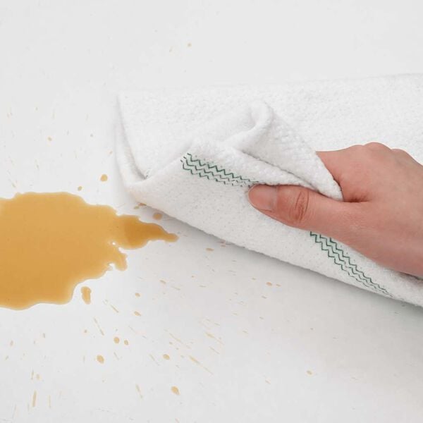 vidaXL Panos de Limpeza 5 pcs 50x60 cm branco com riscas verdes