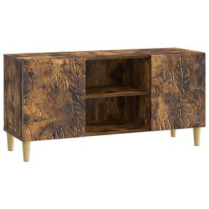 vidaXL Gabinete para TV 102 x 34,5 x 50 cm Carvalho Fumado