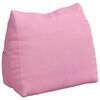 vidaXL Travesseiro para Costas Rosa 60 x 20 x 50 cm tecido