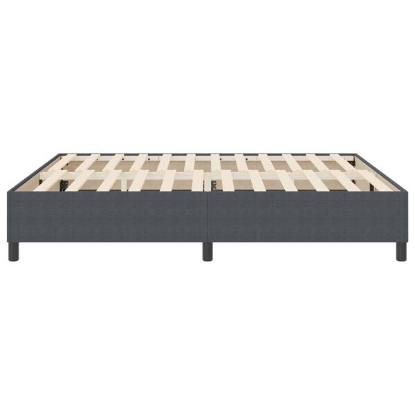 vidaXL Estrado de cama plataforma Cinza Escuro 180 x 200 cm tecido