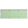 vidaXL Floreira Verde 240 x 80 x 75 cm A&ccedil;o