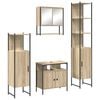 vidaXL Conjunto de M&oacute;veis para Banheiro 4 unid. Carvalho Sonoma