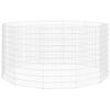 vidaXL Cercado para animais soltos com 12 pain&eacute;is, 54x100 cm, ferro galvanizado