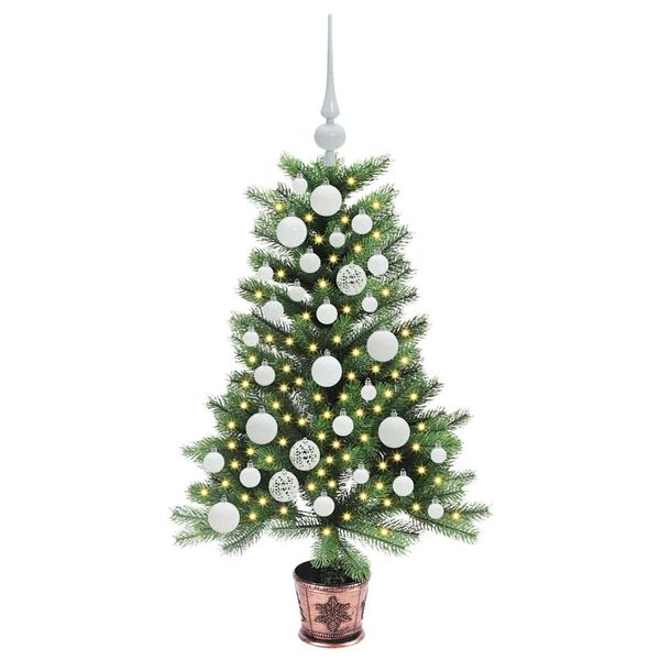 vidaXL &Aacute;rvore de Natal com 150 LEDs com suporte Verde 90 cm PE